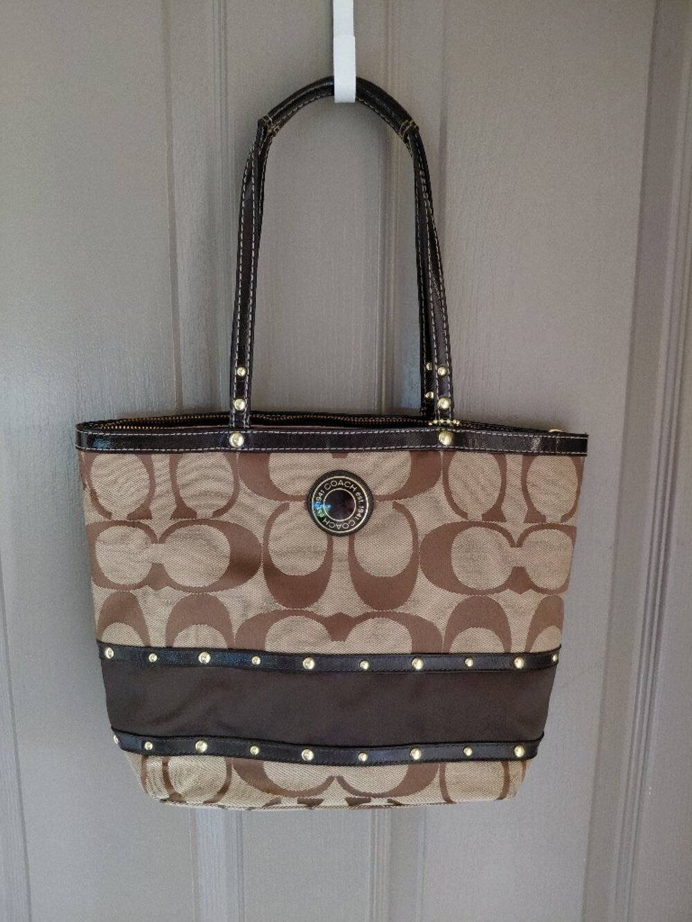 Coach Signature Canvas Bag